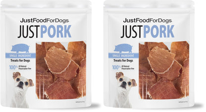 HOTJust Food for Dogs Single Ingredient Healthy Dog Treats and Dog Snacks, Jerky Treats, Human Grade, Preservative and Grain Free, Rawhide Free Chews, Low Calorie Treat - Chicken Breast, 5 oz