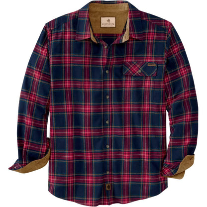 HOTLegendary Whitetails Mens Long Sleeve Button Down 100% Cotton Flannel Shirt