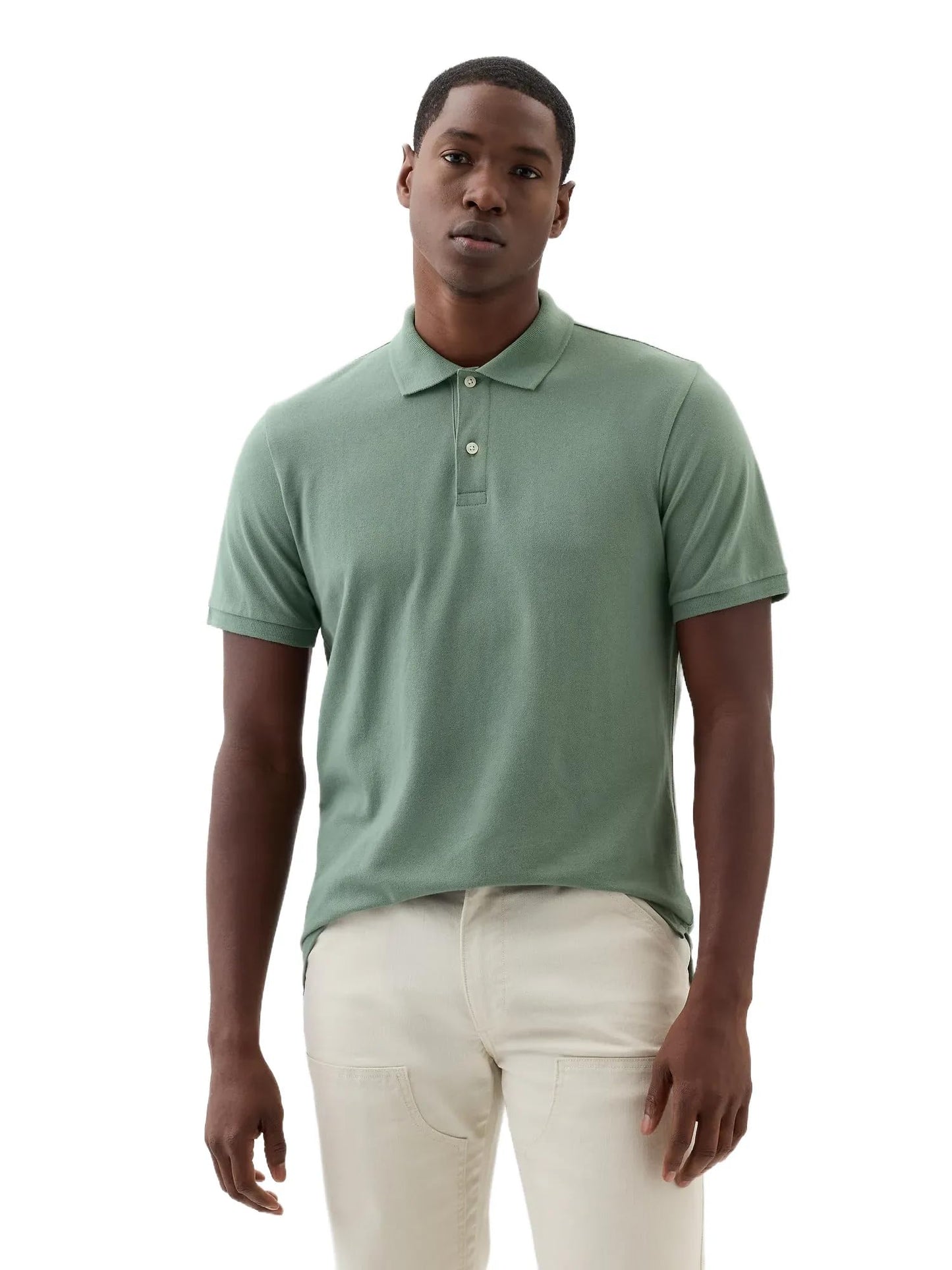 HOTGap Men's Stretch Pique Polo Shirt