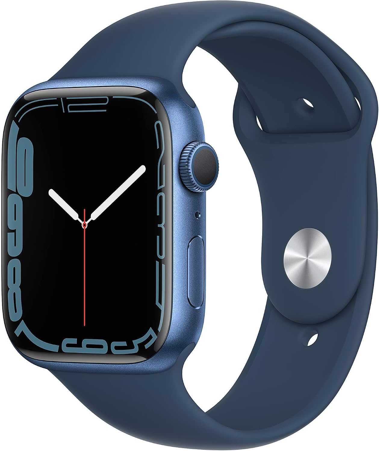 HOTApple Watch Series 7 (GPS + Cellular, 41MM) - Starlight Aluminum Case with Starlight Sport Band (Renewed Premium)