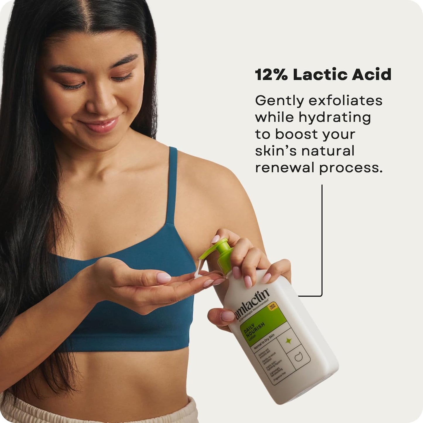 HOTAmLactin Daily Nourish Body Lotion, 12% Lactic Acid, 14.1 oz