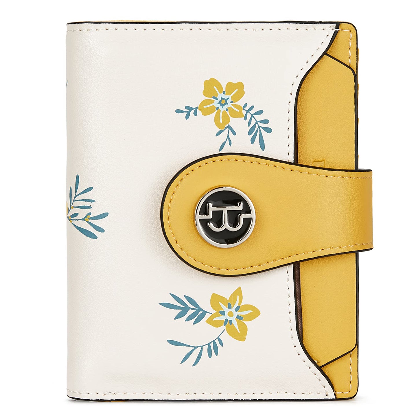 HOTBOSTANTEN Women Leather Wallet RFID Blocking Bifold Zipper Pocket Wallet Card Case Purse with ID Window