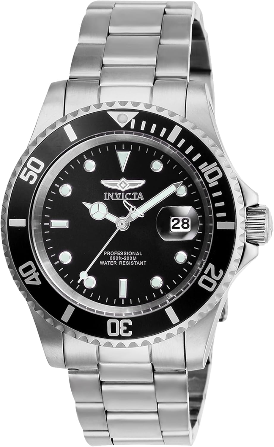 HOTInvicta Men's Pro Diver Quartz Watch with Stainless Steel Strap