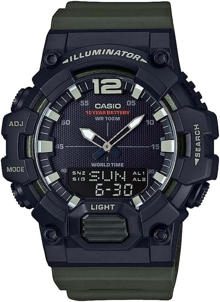 HOTCasio Men's HDC-700-1AVCF Classic Analog-Digital Display Quartz Black Watch