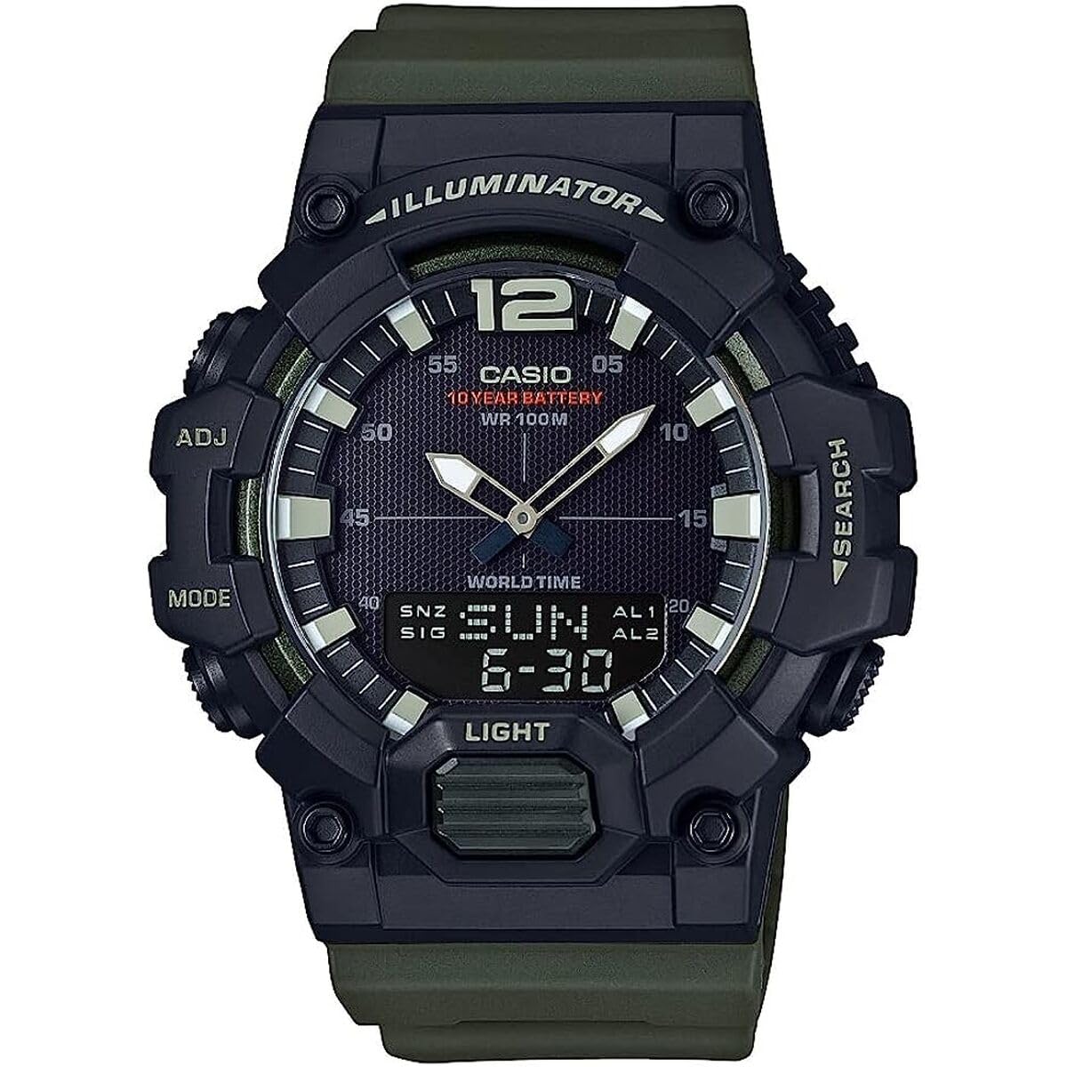 HOTCasio Men's HDC-700-1AVCF Classic Analog-Digital Display Quartz Black Watch