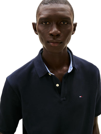 HOTTommy Hilfiger Men's Short Sleeve Cotton Pique Polo Shirt in Classic Fit