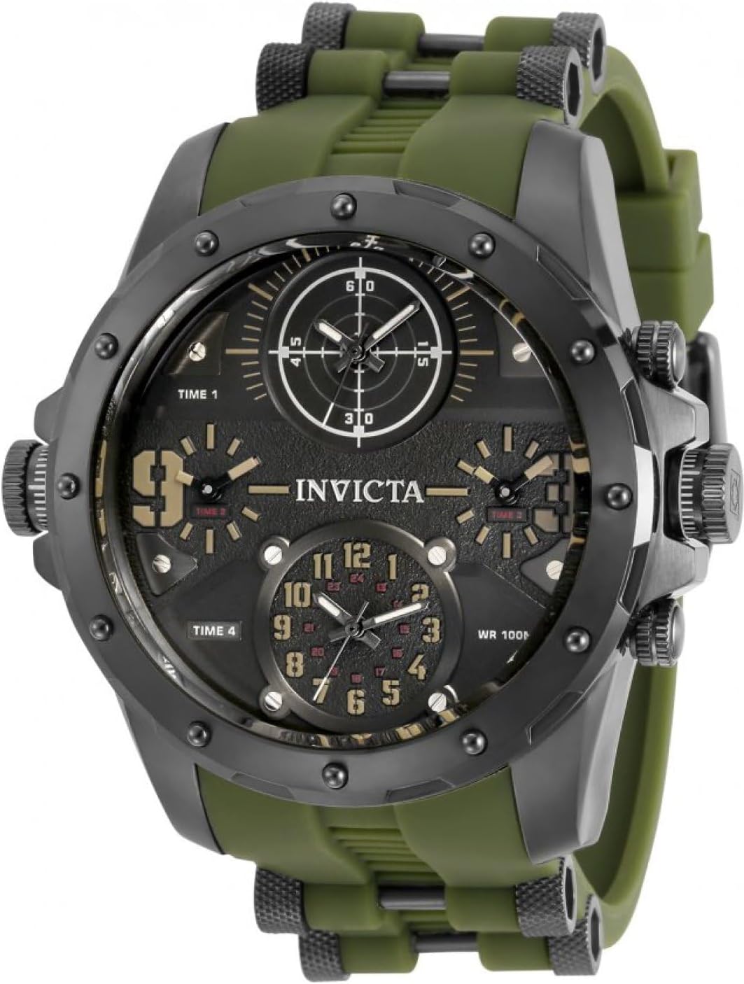 HOTInvicta Mens Coalition Forces Quartz Watch, Green, 31138