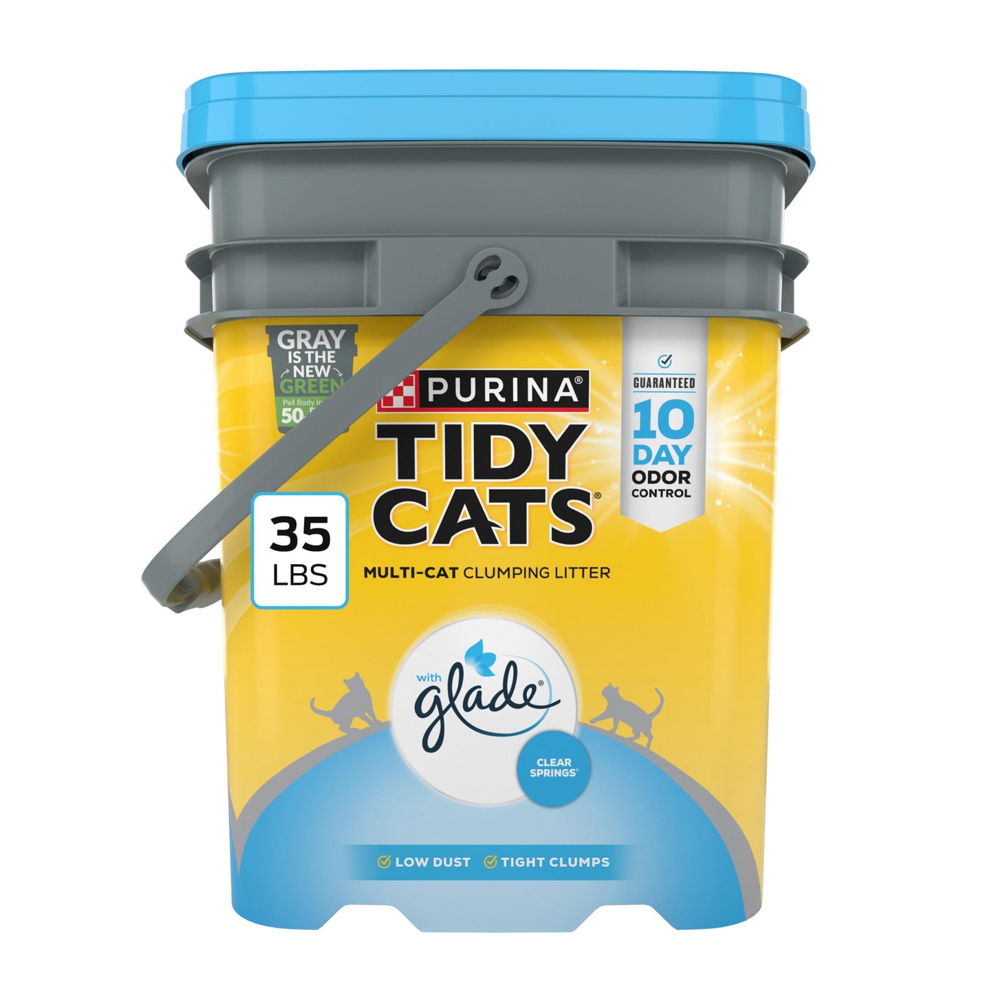 HOTPurina Tidy Cats LightWeight 4-In-1 Strength Multi-Cat, Odor control, Clumping, 99.9 Percent Dust Free Cat Litter - 17 lb. Box