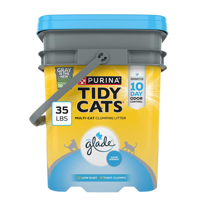HOTPurina Tidy Cats LightWeight 4-In-1 Strength Multi-Cat, Odor control, Clumping, 99.9 Percent Dust Free Cat Litter - 17 lb. Box