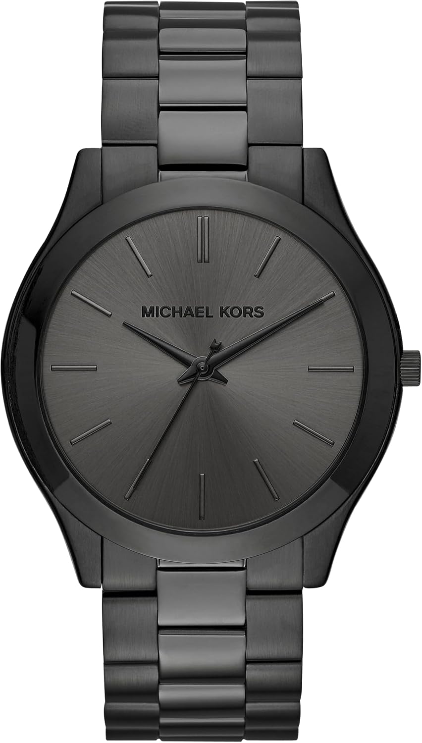 HOTMichael Kors Oversized Slim Runway Men's Watch, Stainless Steel Watch for Men