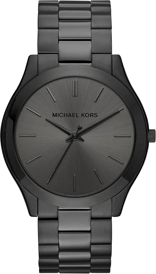 HOTMichael Kors Oversized Slim Runway Men's Watch, Stainless Steel Watch for Men