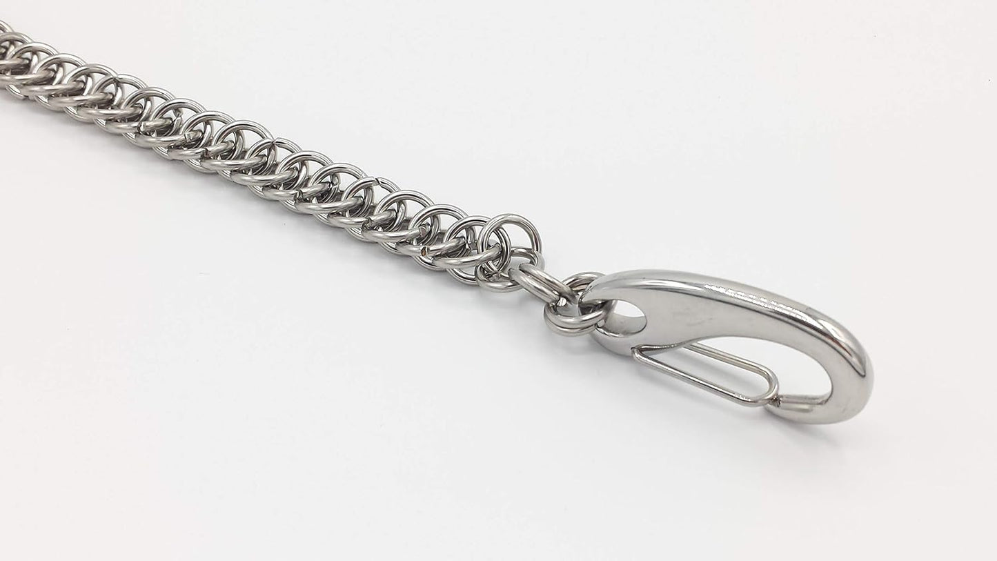 HOTStainless Steel Half Persian Chainmail Wallet Chain