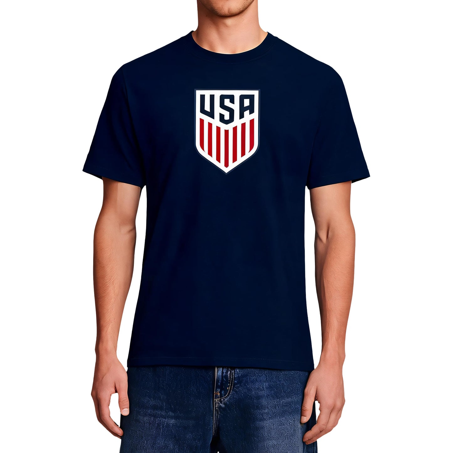 HOTIcon Sports Officially Licensed US Soccer Federation Cotton T-Shirt - Unisex Adult