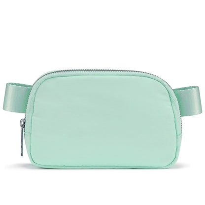 HOTYOSHUYUKI Fanny Pack Crossbody Bag Trendy Waterproof Small Sling Cross Body Purse for Women Men Fashion Waist Packs Mini Belt Pouch Chest Bum Hip Bag Lulu Dupes for Travel Vacation Running Black