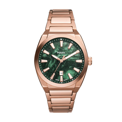 HOTFossil Men's Everett Quartz Stainless Steel Watch, Three-Hand Watch for Men