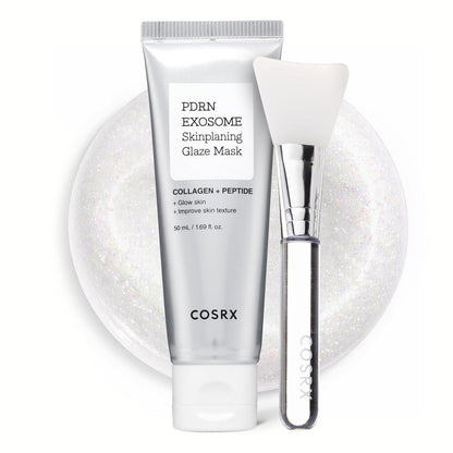 HOTCOSRX PDRN EXOSOME Glaze Wrapping Mask with SALMON DNA PDRN, +123% Skin Hydration, Instant Glow, Easy Peel-Off Overnight Mask, Elasticity & Firmness Care, Korean Skin Care, 1.69 fl. Oz
