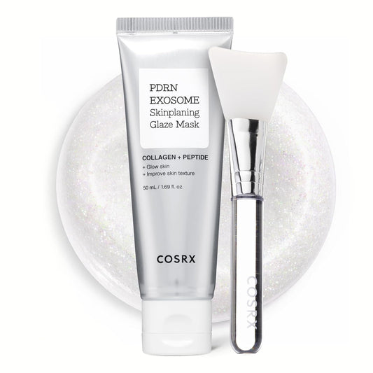 HOTCOSRX PDRN EXOSOME Glaze Wrapping Mask with SALMON DNA PDRN, +123% Skin Hydration, Instant Glow, Easy Peel-Off Overnight Mask, Elasticity & Firmness Care, Korean Skin Care, 1.69 fl. Oz