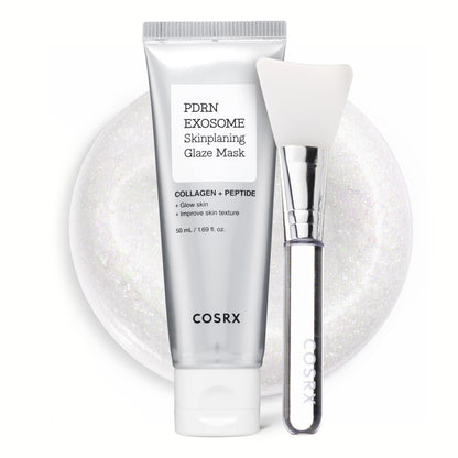 HOTCOSRX PDRN EXOSOME Glaze Wrapping Mask with SALMON DNA PDRN, +123% Skin Hydration, Instant Glow, Easy Peel-Off Overnight Mask, Elasticity & Firmness Care, Korean Skin Care, 1.69 fl. Oz