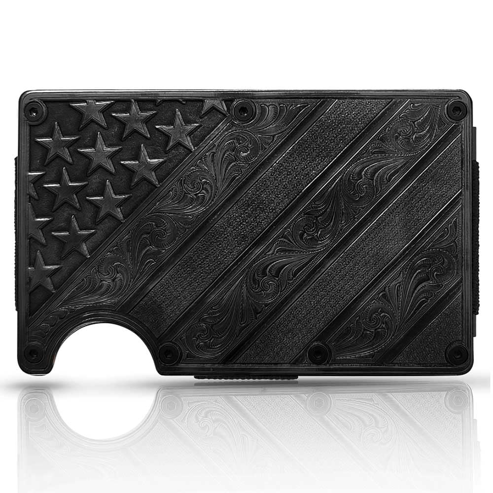 HOTMontana Silversmiths Made in the USA Western Lifestyle Credit Card & Cash Case (Montana Classic)