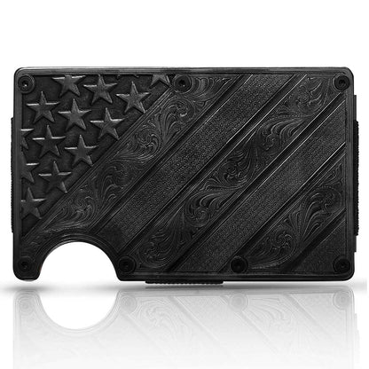 HOTMontana Silversmiths Made in the USA Western Lifestyle Credit Card & Cash Case (Montana Classic)
