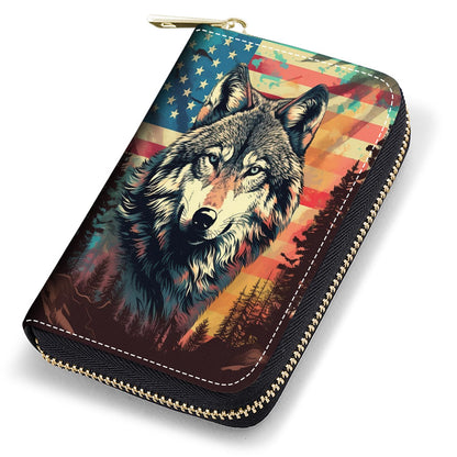 HOTCredit Card Holder Wallets for Women, RFID Blocking Small Leather Card Case Wallet with Zipper Accordion Wallets, Floral Quote Bible Verse Psalm 46:10