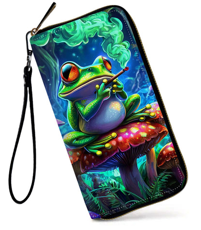 HOTWomens Wallet, Large Capacity RFID Blocking PU Leather Wristlet Wallets for Women Ladies Men Credit Card Holder Zipper Wallet Phone Holder Clutch Travel Purse, Art Moon Starry Night