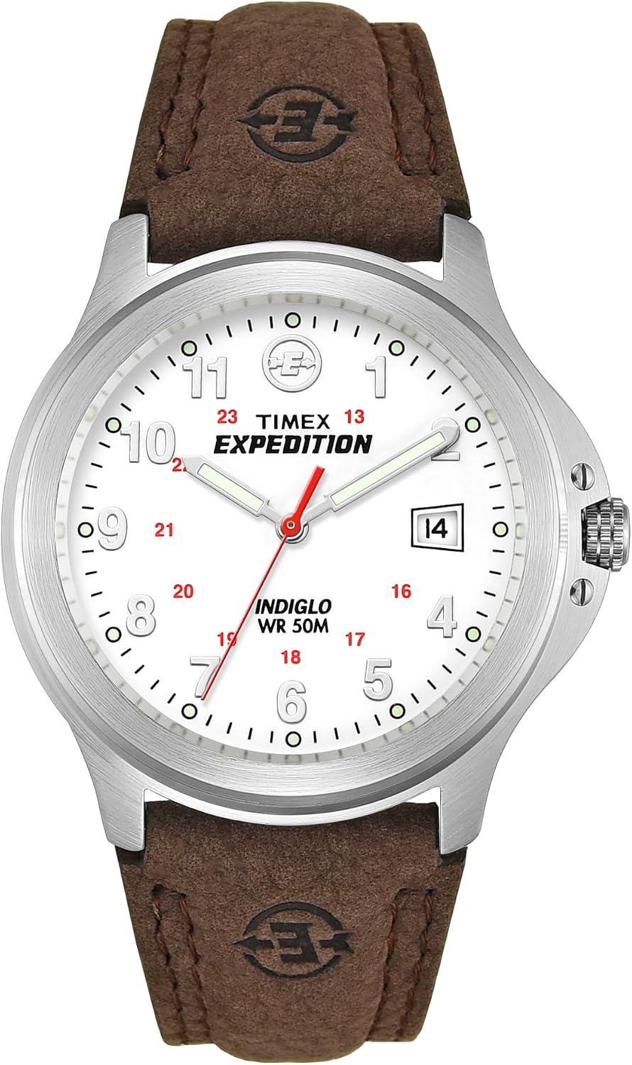HOTTimex Expedition Metal Field 40mm Men’s Analog Watch | Luminous Hands | 24 Hour Time | Quick Date Function | Rugged Outdoor Watch | 50M Water Resistance