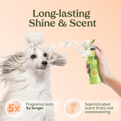 HOTPAWFUME Dog Perfume Spray Long Lasting Scent for Grooming, Show Dog, 1-Pack – Keep Your Pup Fresh All Day – Hypoallergenic, Alcohol-Free, Detangling Formula – Moisturizing Pet Cologne Spray for Dogs