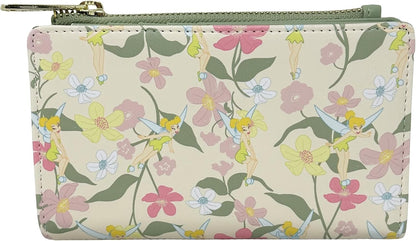 HOTLoungefly Tinkerbell Floral Wallet Disney Licensed Peter Pan