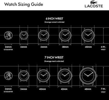 HOTLacoste 12.12 Men's Quartz Watch - TR90 Case Quartz - Premium Sporty Fashion Timepiece