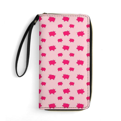 HOTCute Multi-layer Airplane Leather Wallet for Womens Birthday, High Capacity, Ideal Gift