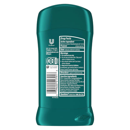 HOTDegree Men Ultra Fresh Antiperspirant Deodorant Stick for Men 4 Pack Cool Rush 2.7 oz