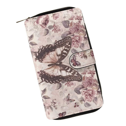 HOTCOEQINE Animal Wallet, Cute Chicken Long Leather Money Bag, Handbag With Zipper for Coin Phone, Travel Handbag for Party