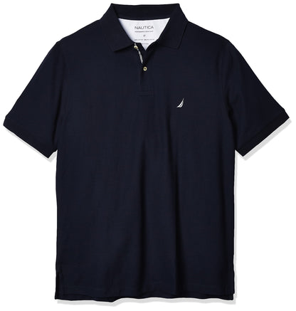 HOTNautica Men's Big and Tall Classic Fit Short Sleeve Solid Performance Deck Polo Shirt | Designed Exclusively for Big & Tall Men