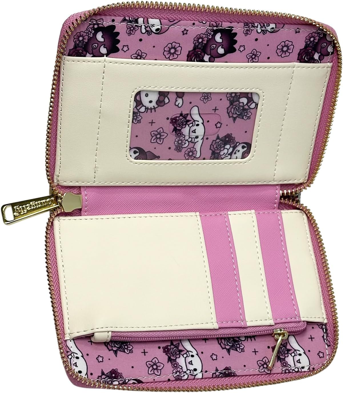 HOTLoungefly Sanrio Hello Kitty and Friends Tattoo Allover Print Zip Around Wallet