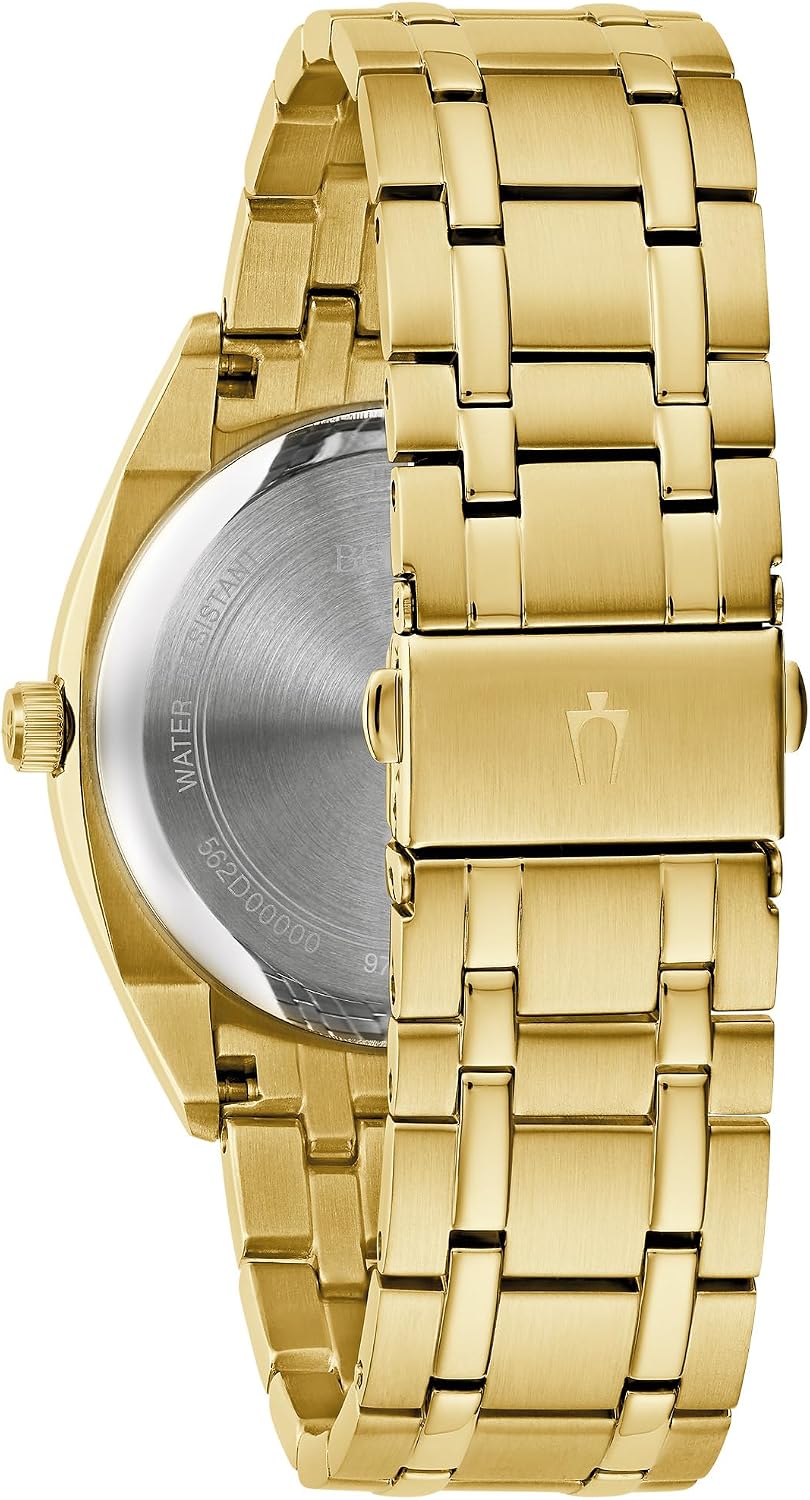 HOTBulova Men's Classic Dress Surveyor 2-Hand Day/Date Quartz Watch, Luminous Hands, 39mm