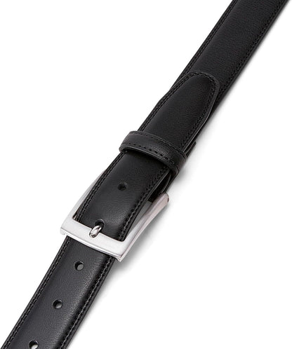 HOTMILORDE Men's Genuine Leather Dress Belt, Handmade, 100% Cow Leather, Fashion & Classic Designs for Work Business and Casual