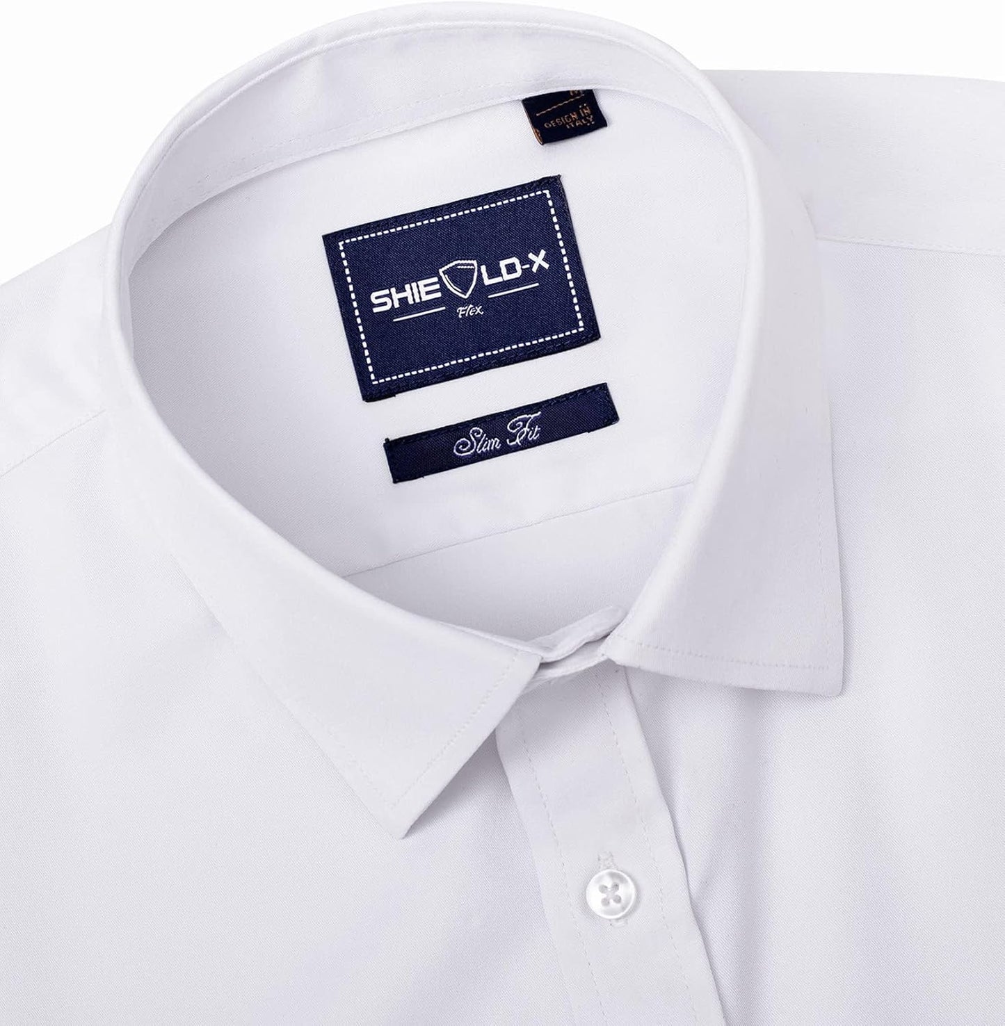 HOTAlimens & Gentle Slim Fit Dress Shirts for Men Long Sleeve Stretch Stain Proof Wrinkle Free Button Down Shirts Formal Shirts
