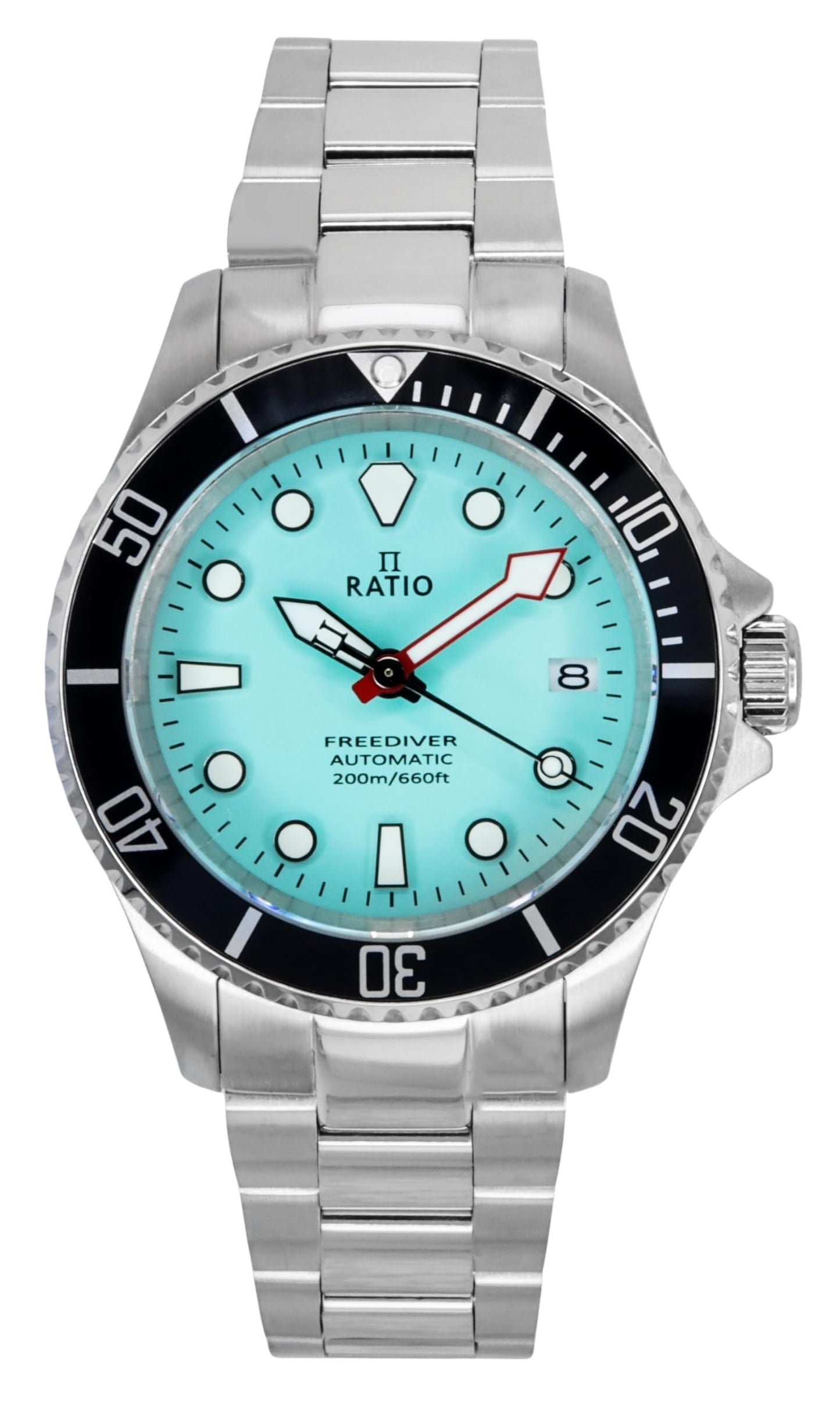 HOTRATIO FreeDiver Sapphire Crystal Diver Watch Japanese Automatic Movement Dive Watch 200m Water Resistant Diving Watch