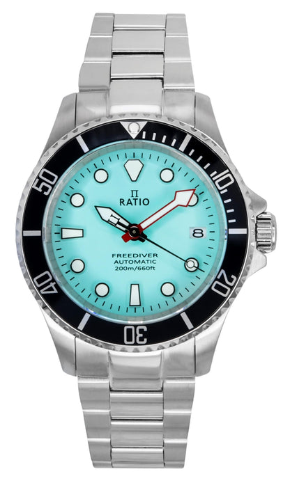 HOTRATIO FreeDiver Sapphire Crystal Diver Watch Japanese Automatic Movement Dive Watch 200m Water Resistant Diving Watch