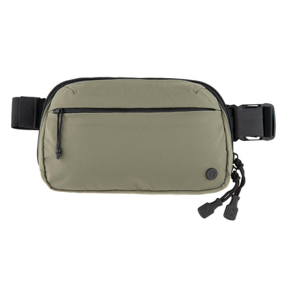 HOTVertx Everyday Tactical Fanny Pack 2.1-100% Nylon Fanny Pack for Men and Women with CCW-Ready Design and Rapid Access Tab - Black - 2L