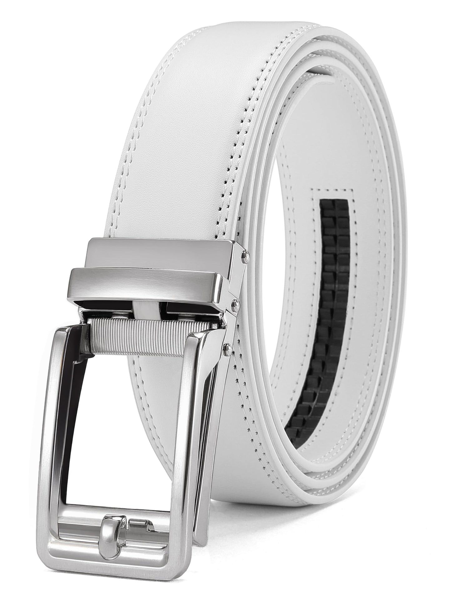 HOTCHAOREN Click Belts for Men - Mens Ratchet Belt 1 3/8" for Dress Pants - Perfect Companion to Men's Oxfords