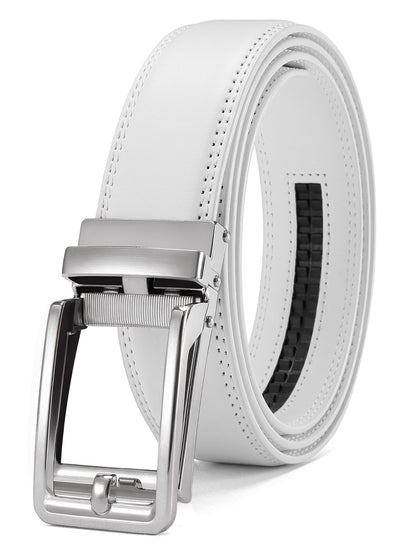 HOTCHAOREN Click Belts for Men - Mens Ratchet Belt 1 3/8" for Dress Pants - Perfect Companion to Men's Oxfords