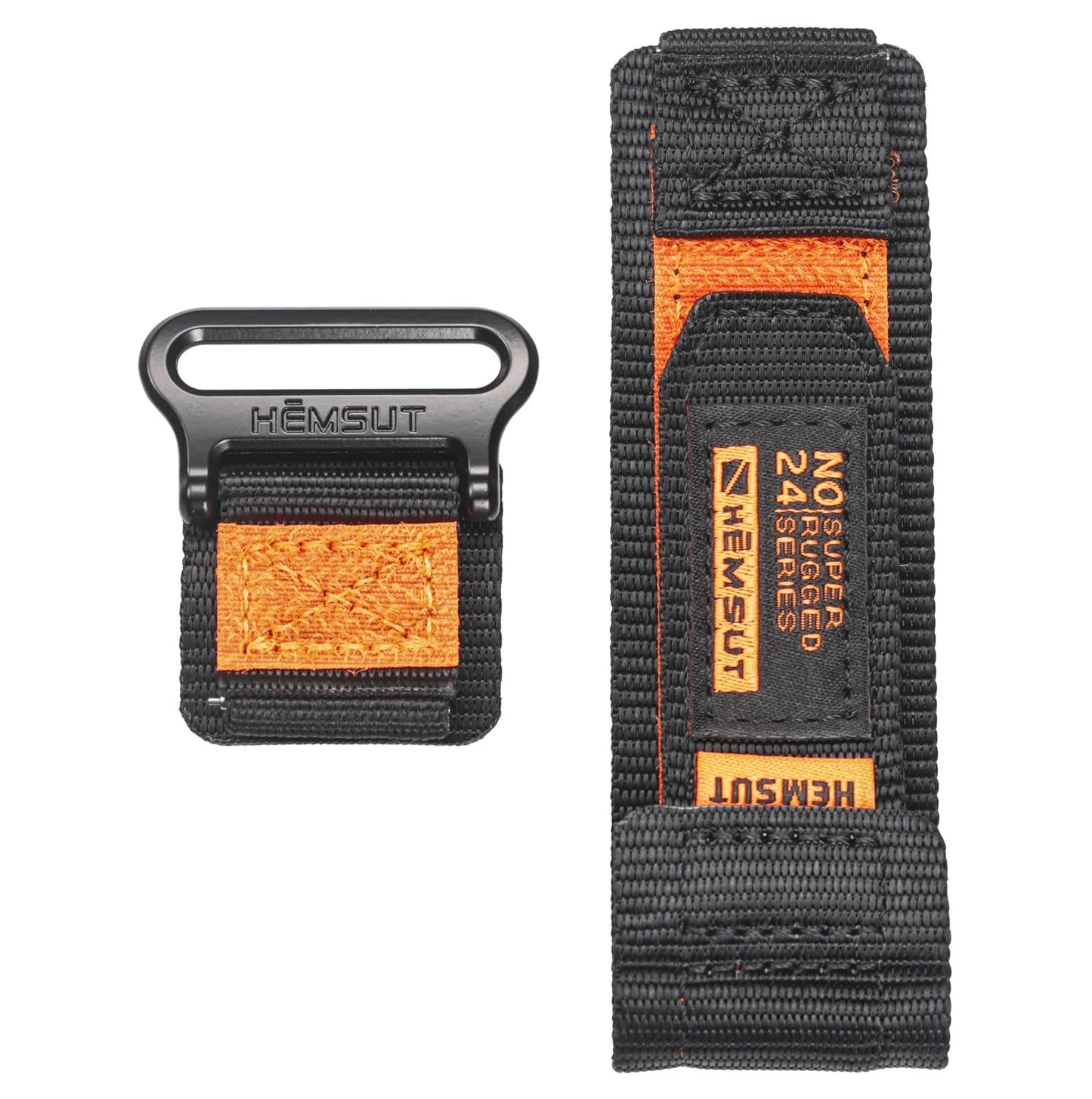 HOTRugged Nylon Sports Strap Compatible with Carbinox Edge/Blaze Round/Blaze S/X-Ranger/Vortex/Vesta/Blaze Square,Suunto 9 Peak/9 Peak Pro/5 Peak/Race/Vertical, T-Rex 3 Pro 48mm(not 44mm)