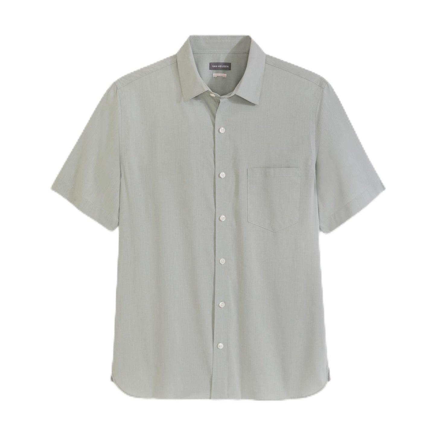 HOTVan Heusen Mens Wrinkle Free Short Sleeve Button Down Check Shirt