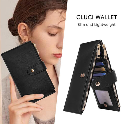 HOTCLUCI Crossbody Bags for Women Bundles with Slim Wallet for Women