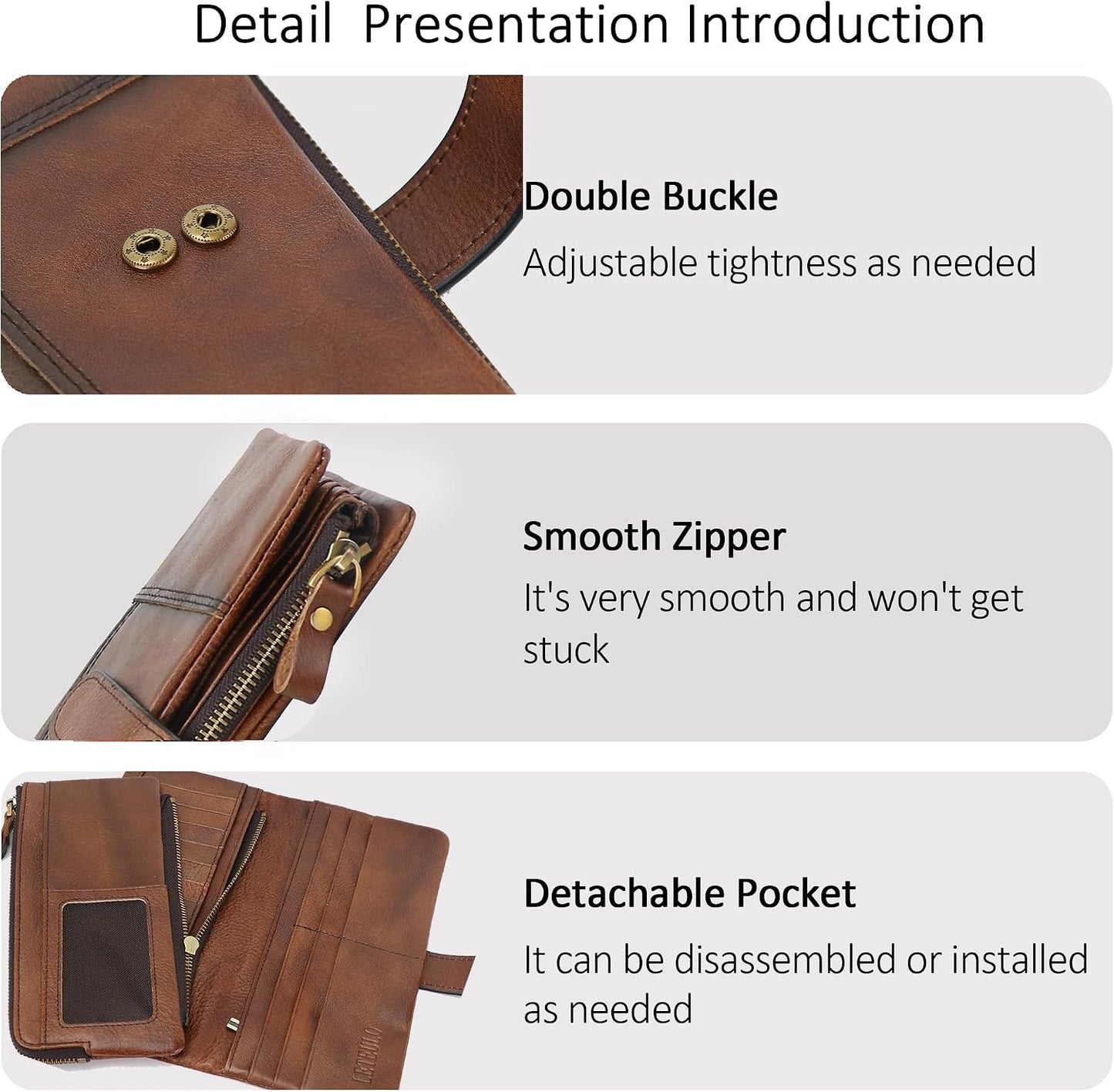 HOTWomen's RFID Blocking Genuine Leather Wallet Vintage Hand Rubbing Wallets Organizer | RFID Blocking