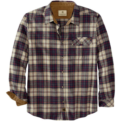 HOTLegendary Whitetails Mens Long Sleeve Button Down 100% Cotton Flannel Shirt