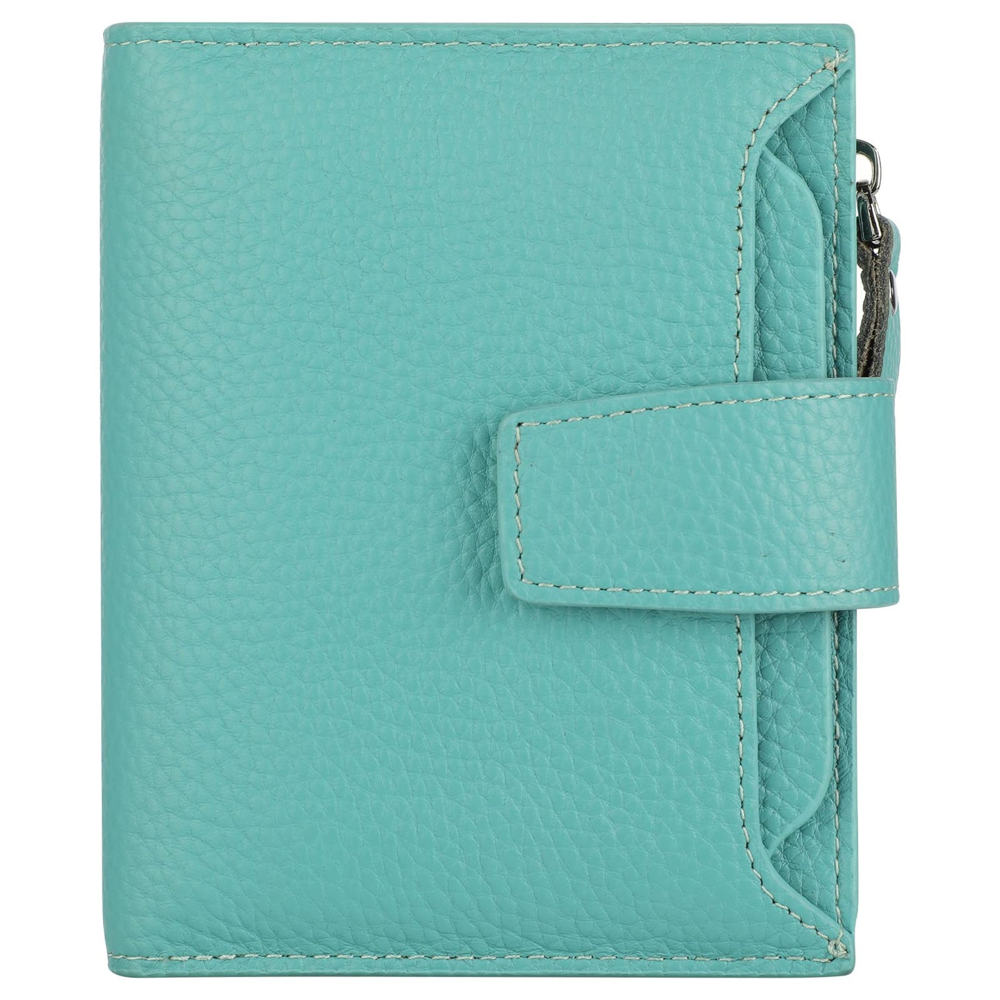 HOTLavemi Small Compact Women Wallet RFID Blocking Genuine Leather Bifold Purse with ID Windows