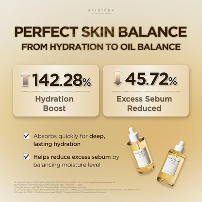 HOT[Hudson's Pick] SKIN1004 Madagascar Centella Ampoule, Korean Face Serum with Centella Asiatica for Hydrating & Moisturizing, Soothing Facial Serum for Skin Balance, Korean Skin Care, 3.38 fl.oz, 100ml